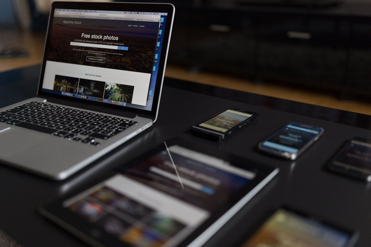 Small business owner reviewing an SEO-ready WordPress website performance dashboard
